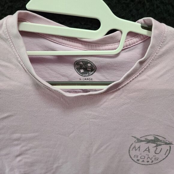 Maui And Sons Womens T-Shirt Multicolor Size X-Large Cotton Blend Graphic - Picture 9 of 12